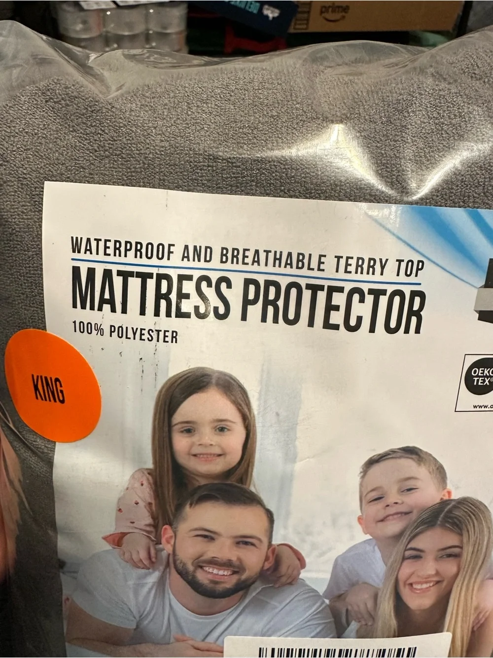 Utopia Bedding King Utopia Bedding King Waterproof Terry Mattress Protector Gray